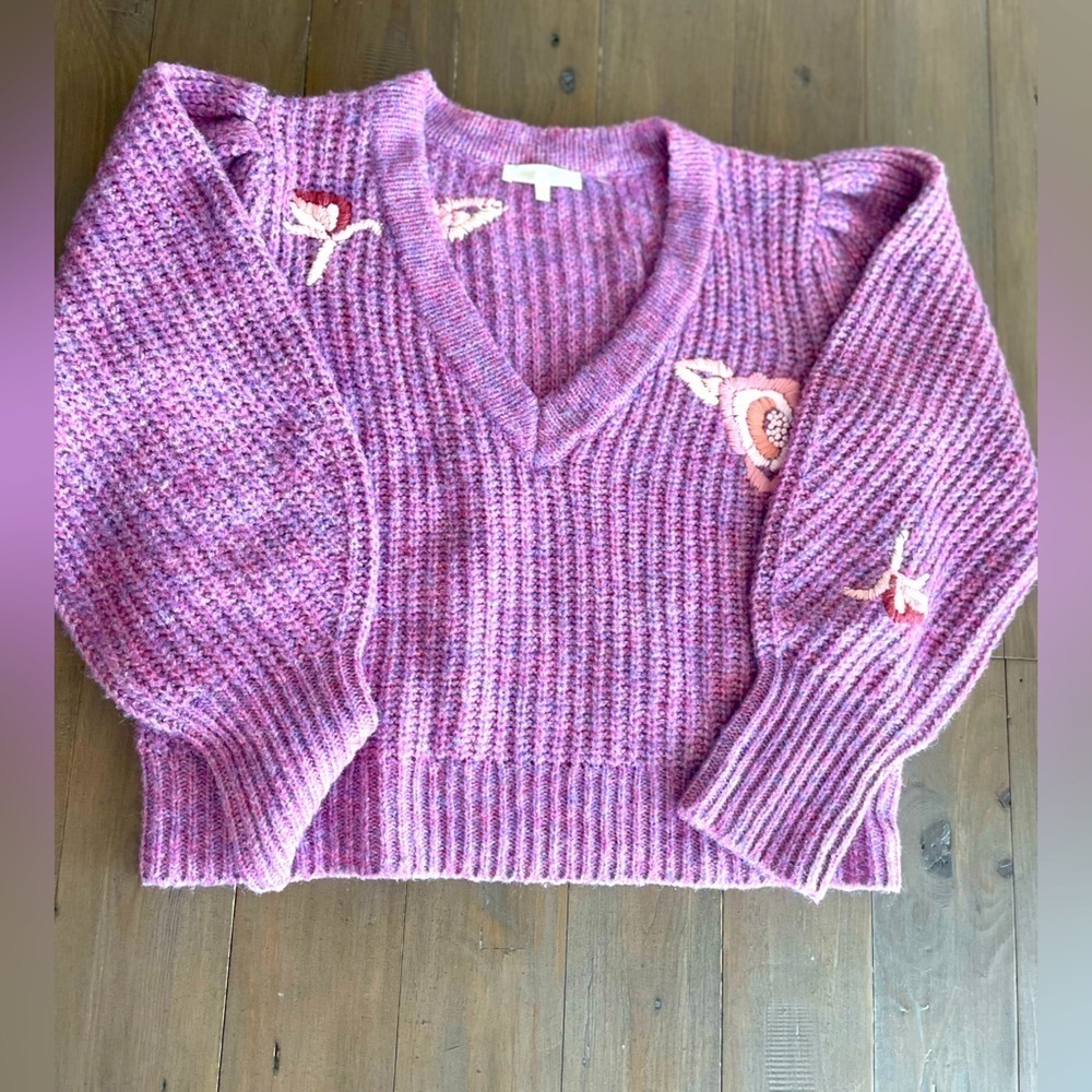 💔 SOLD LoveShackFancy ridge lavender pullover - Picture 6 of 9